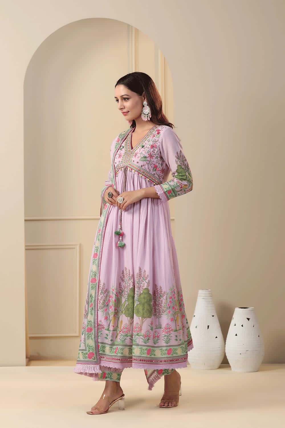 Akshar Alia Cut Designer Kurti With Bottom Dupatta Catalog